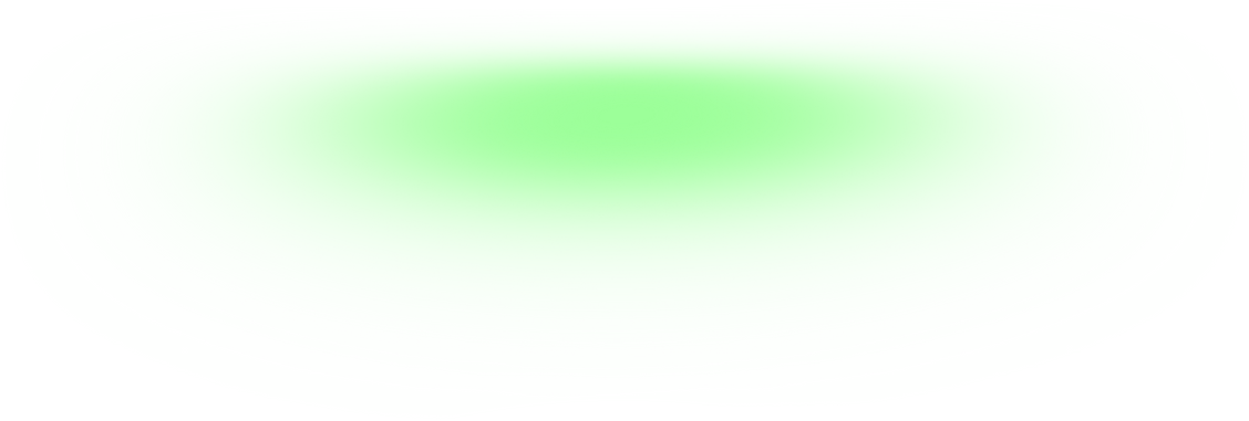 green gradient glow light